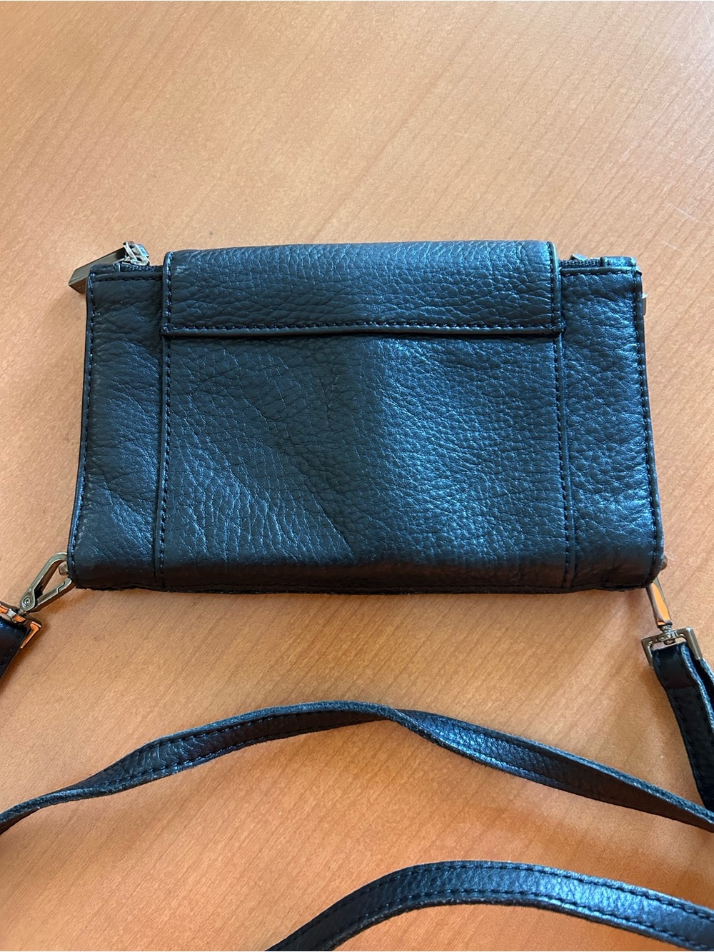 Hammitt Levy Black Leather Crossbody Wallet - Picture 6 of 11